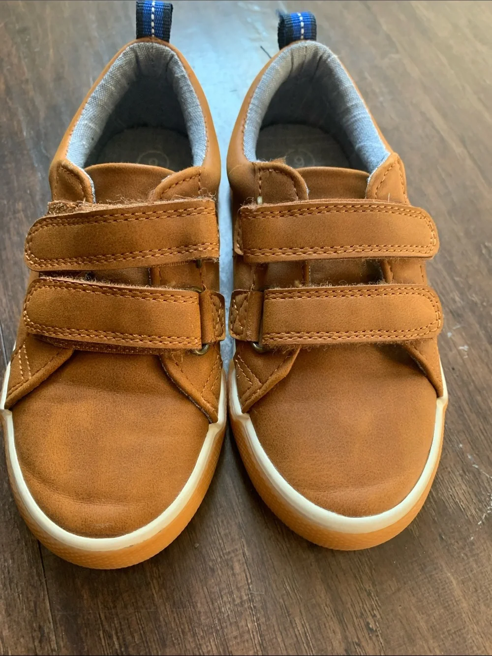 Cat & Jack Toddler Tan Double-Strap Sneakers